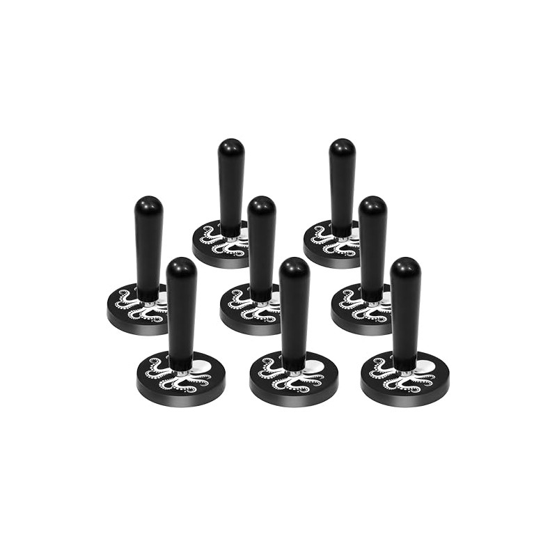 VViViD Octopus Magnets, Rubber Coated for Scratch-Free Vinyl Installation 8-Pack