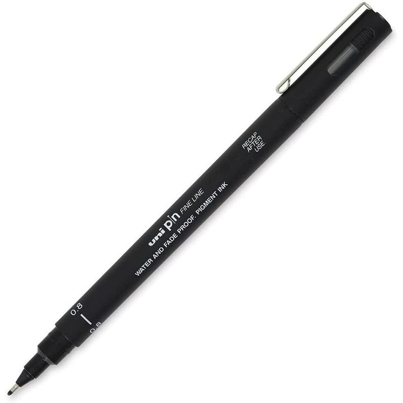 Uni Pin Fineliner Drawing Pens with Ink 0.05 to 0.8
