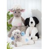 King Cole Knitting Pattern Toys Sheep & Collie Dog Soft