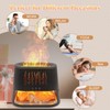 Fireplace Flame Diffuser & Himalayan Salt Lamp, 8 Colors Aromatherapy