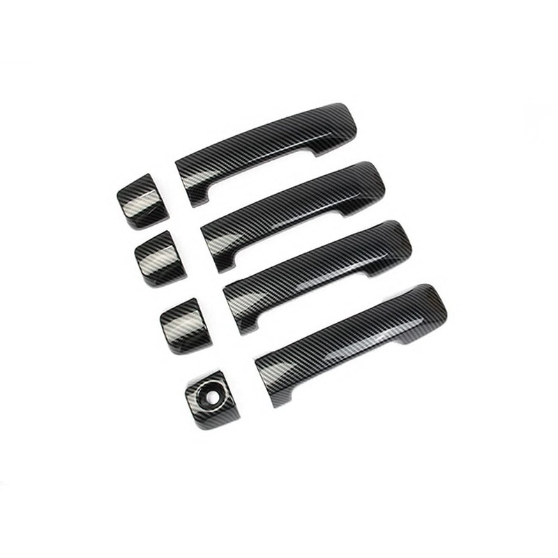 Korlot Exterior Side Door Handles Cover Trim Accessories for 2014-2021