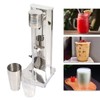 SNKOURIN Milkshake Maker,Single Head Stainless Steel Beverage Blender with 650ML