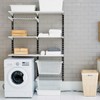 MorningRo 6 Pcs Dual Track Upright Wall Shelving System Heavy