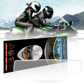 Sajxioez - Película universal para casco de motocicleta, antiempañamiento de alta definición, película transparente para casco de policarbonato