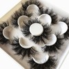 Pooplunch Puflunch False Eyelashes 25MM Volume Dramatic Mink 5 Pairs
