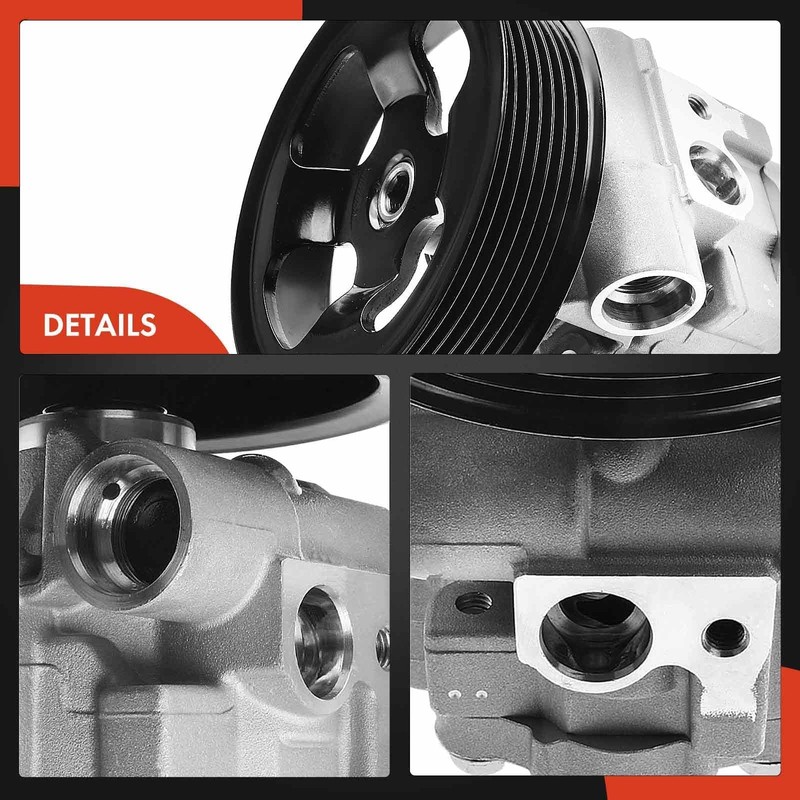 A-Premium Power Steering Pump, with Pulley, Compatible with Toyota 4Runner