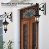 2pcs Hanging Plant Bracket Heavy Duty Rust Resistant Durable Iron
