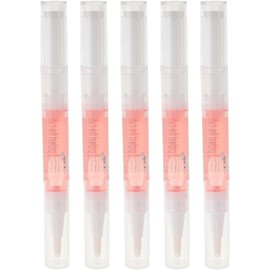 Lápiz de Aceite Nutritivo para Uñas, Bolígrafo de Cutículas 5 Piezas Plástico, Formato Líquido, 5 Piezas, Diseño Portátil, Cuidado Delicado y Nutrición Zona