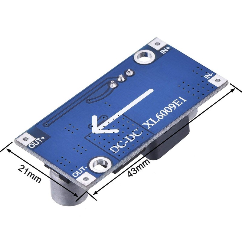 Hailege Set of 5 XL6009 DC-DC Adjustable Boost Module DC3.0-30V