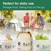 Moonygreen Compostable Food Storage Bags, Large Gallon Resealable Freezer Bags,