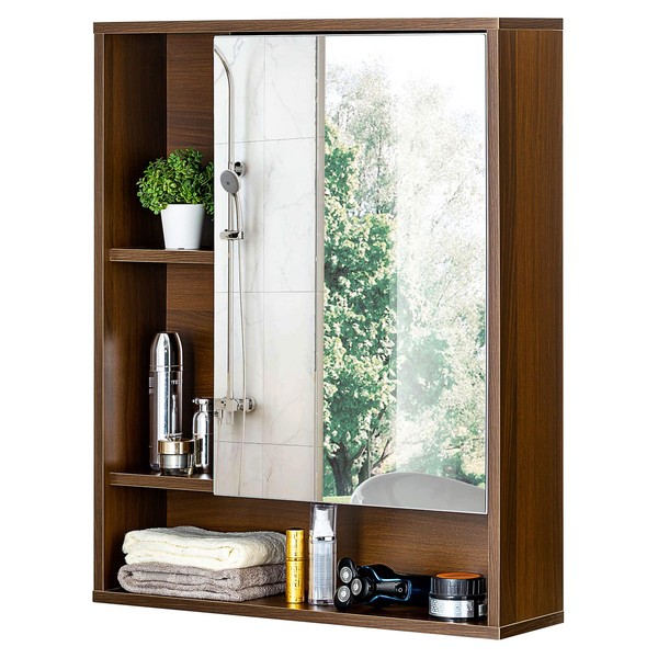 ChooChoo ChooChoo Bathroom Wall Mirror Cabinet, Medicine Cabinet with Single