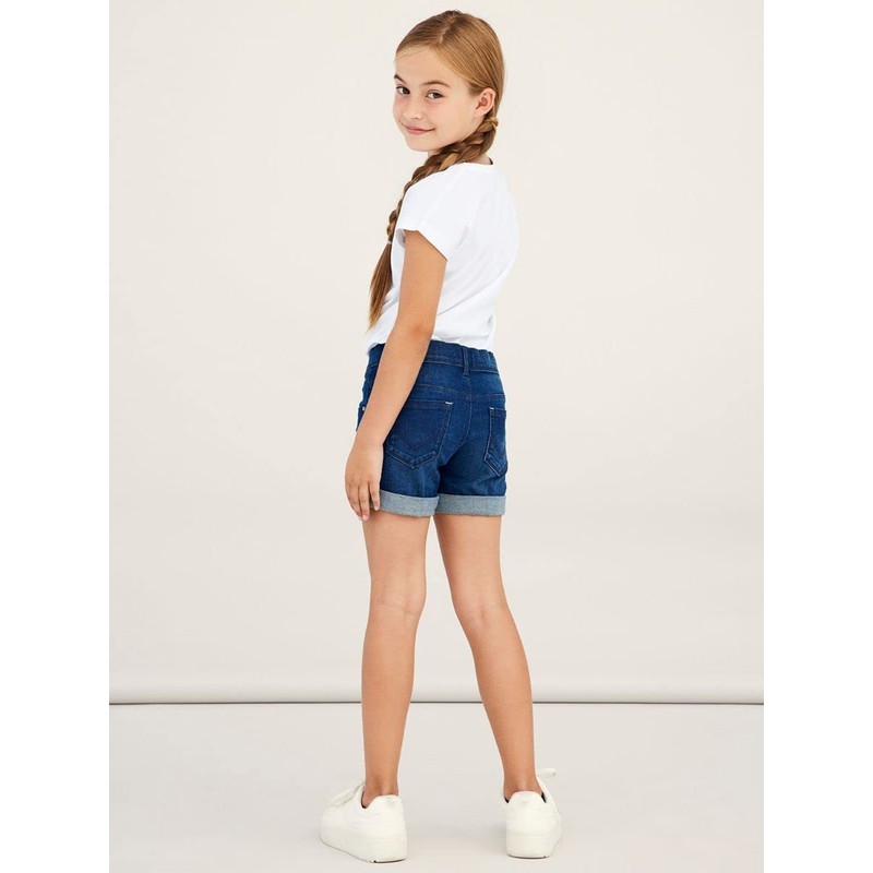 NAME IT Women's Shorts, Medium blue (medium blue denim)