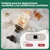 26cm Luces Decorativas navideñas Estilo Vela, Luces navideñas sin Llama,