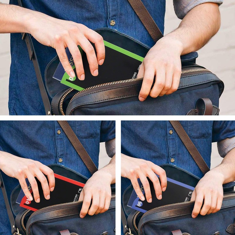LotFancy RFID Blocking Sleeves, Set with Color Coding (19 Pack,