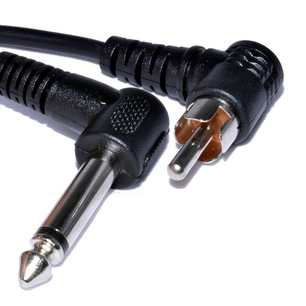 kenable 6.35mm Mono Jack Plug to RCA Male Plug Right