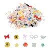 Dokpav 500 Pcs 3D Nail Charms, Assorted Shapes Resin Nail