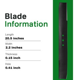 Earthtec 133-8183-03 108-3762-03 Lawn Mower Blades Replacement for Toro Super Recycler 21 Inch Blades 93-4106-03 93-4106 22275 22275T 22282 22282T 21566 21566T 21568 21568T (2 Pcs)