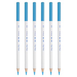 PATIKIL Sky Blue Colored Pencils Set,6 Pcs Oil Color Pencils Wooden Coloring Drawing Pencil for Artists Art Painting Sketching