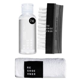 Resheovn8r Starter Kit 3 Piece Kit Trainer Shoe Cleaning Care 1 Brush Micro Fiber Cloth and 2 oz Solution 25 Cleans
