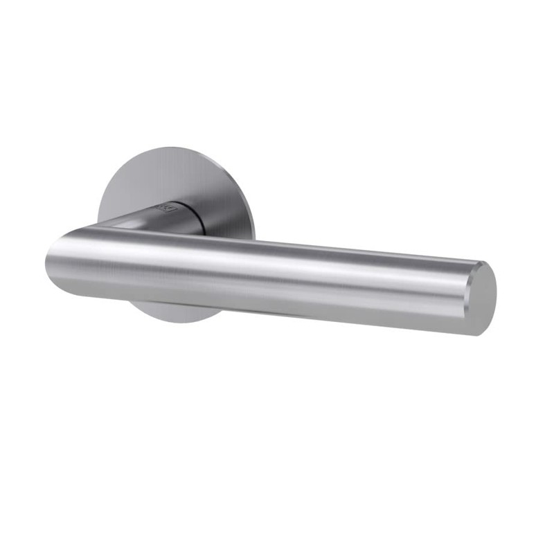 Griffwerk Lucia Piatta S OS Door Handle Set Stainless Steel