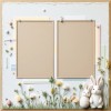 Handmade Premade Cardstock 12x12 Layouts Scrapbook set Of 2 Easter