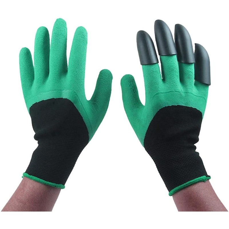 Right Handed Garden Gloves with Fingertips Claws Quick Easy to
