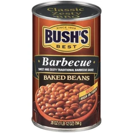 BUSH's Barbecue Baked Beans - 28oz (Pack of 4)