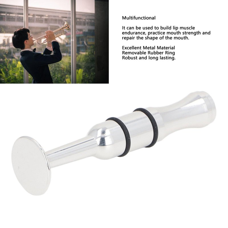 Musical Instrument Mouthpiece Exerciser, Heavy Duty Metal Lip Exerciser Endurance