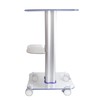 Gdrasuya10 Beauty Salon Trolley Cart with Wheels, Acrylic Trolley Cart