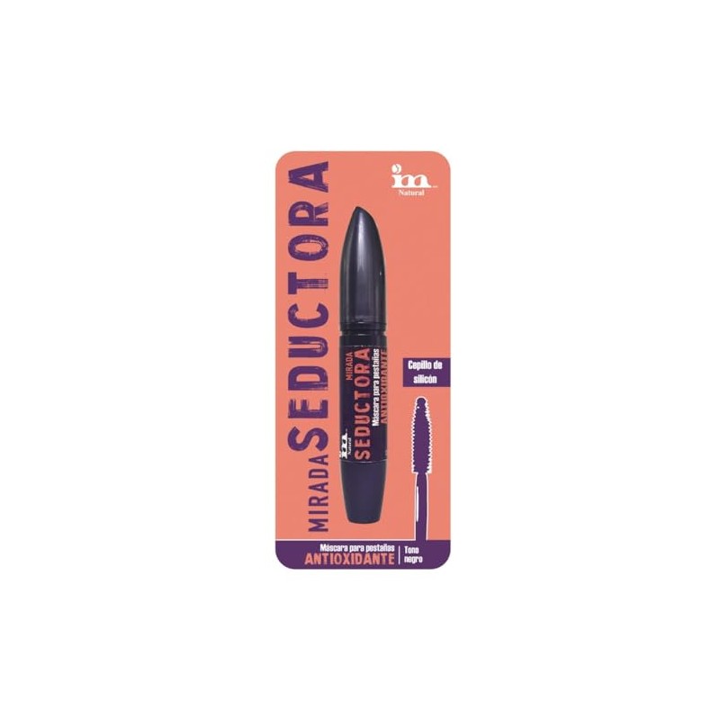 Rimel IM Natural Mirada Seductora color negro. Máscara para pestañas