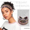Pack de 6 diademas bohemias SAWINDA en colores vivos para