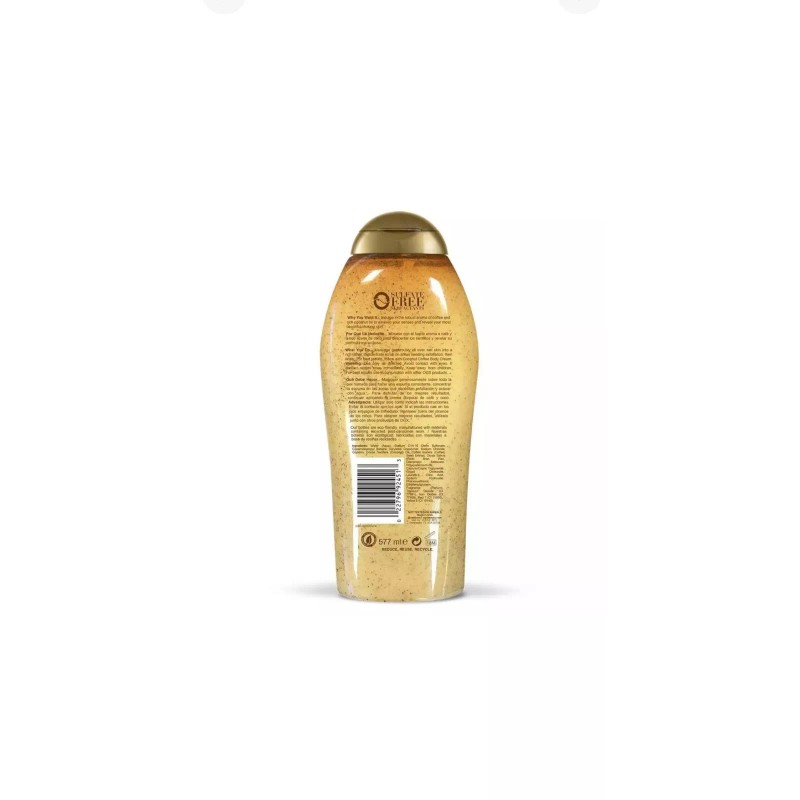 OGX Smoothing + Coconut Coffee Body Scrub & Wash 577mL