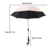 Stroller Sunshade Umbrella Waterproof Lightweight Foldable 8 Bone Stroller Parasol