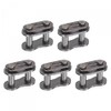 uxcell 5Pcs Chain Master Connector Link Roller, 1/2" Pitch Carbon Steel, Standard Connecting Split Links for 08B Chain