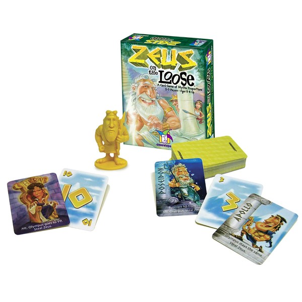 Gamewright - Zeus on the Loose – A Card Game of Mythic Proportions