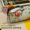 LParkin Cute Sloth Large Capacity Canvas Pencil Case Pen Bag