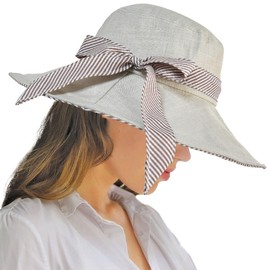 SOMALER Sun Hats for Women Roll-up Wide Brim Summer Beach Hat Foldable Floppy Cotton Hat