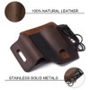 Gentlestache Multitool Sheath for Belt, Leather EDC Pocket Organizer for