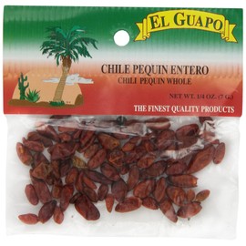 El Guapo Chili Pequin, Whole, 0.25-Ounce (Pack of 12)