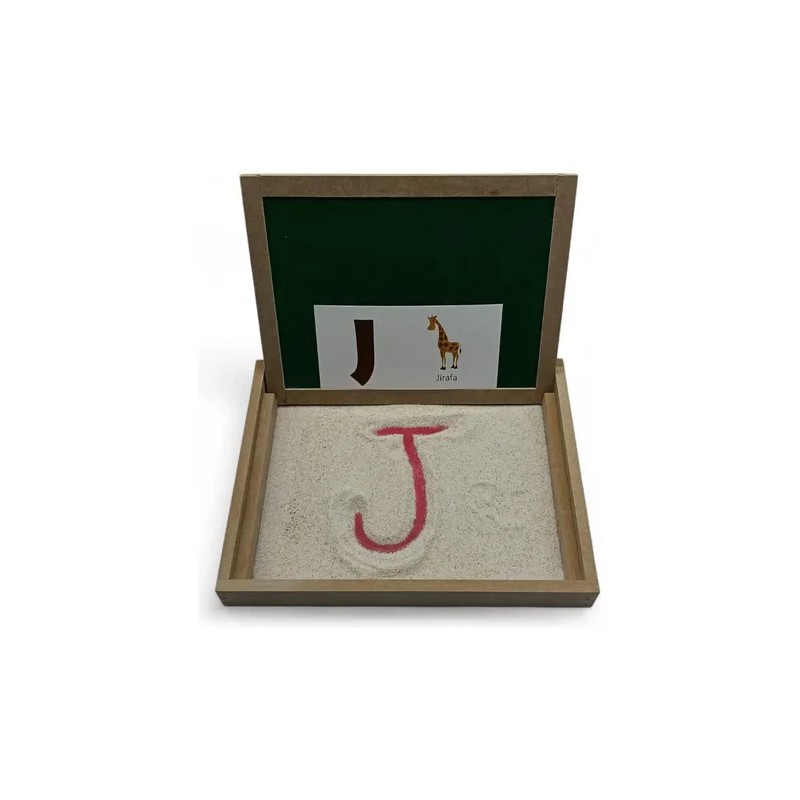 Bandeja De Grafomotricidad Montessori,pizarrón Blanco Verde