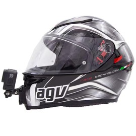 AGV-K5 K5S Customize Aluminum Motorcycle Helmet Chin Mount Kits for GoPro and Insta360 Etc. Action Camera with Adhesive Pads and J Hook Mount