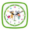 SELVA Quartz alarm clock for school enrolment with deer, koala