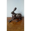 Frith Sculpture CROUCHING HARE by Paul Jenkins in cold cast