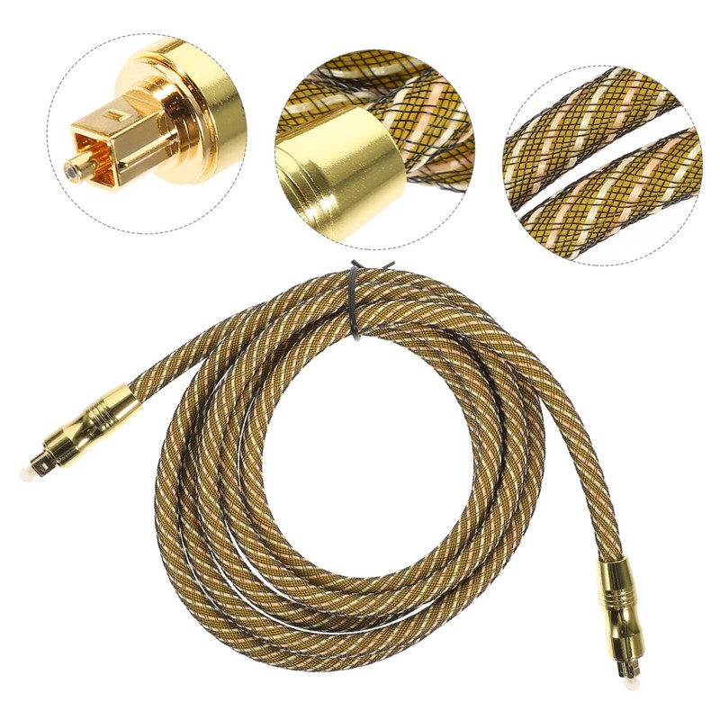 Angoily 2m Optical Audio Cable for Sound Bar and Tv