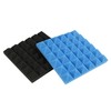 Aswalling Charcoal Acoustic Foam Tiles Soundproofing Foam Panels Studio Sound