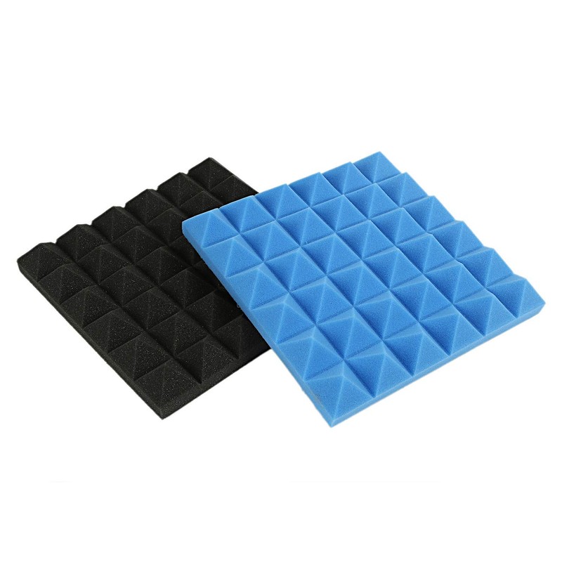 Aswalling Charcoal Acoustic Foam Tiles Soundproofing Foam Panels Studio Sound