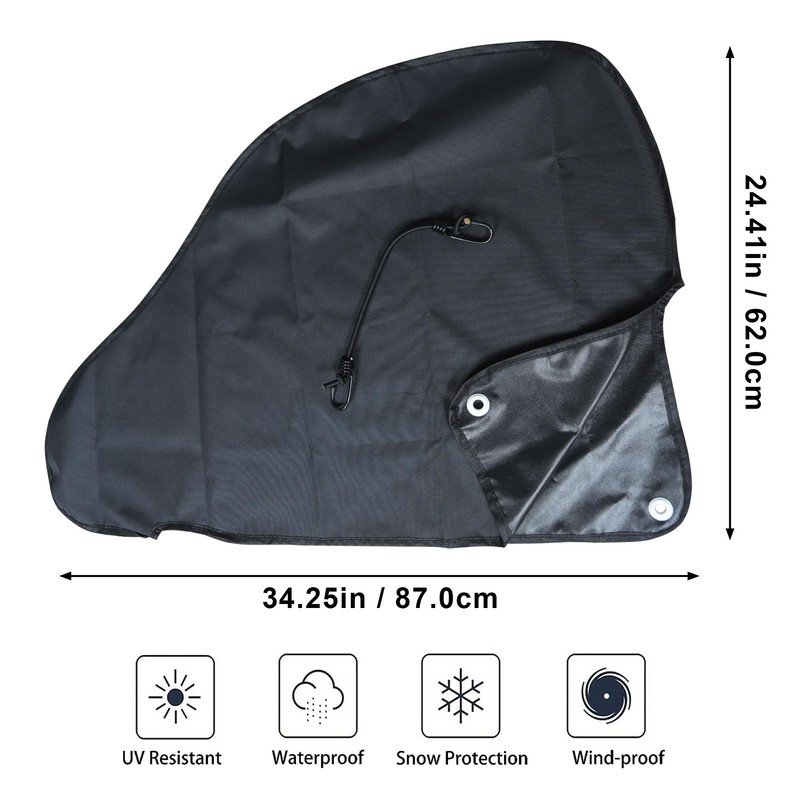 Caravan Hitch Cover Waterproof Breathable Tow Hitch Cover, Tongue Jack