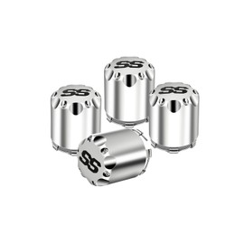 FIXHAWK Golf Cart ITP SS Wheel Center Hub Cap for Club Car EZGO Yamaha Golf Cart with 8" 10" 12" Wheels,Push in Style Chrome Center Cap Cover -Set of 4