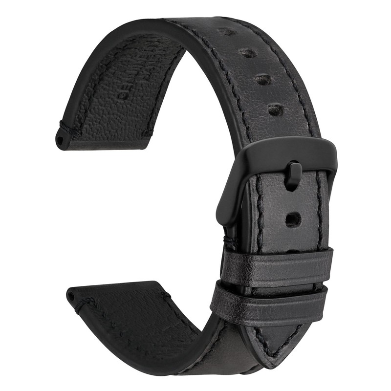 WOCCI Business Style Correa de reloj de piel, hebilla de