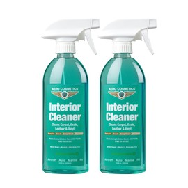 Aero Cosmetics Interior Cleaner, Carpet Cleaner, Seat Cleaner, Fabric Cleaner, 16.9 Fl oz (2-Pack) Aircraft Quality for your Car Boat RV Meets Boeing and Airbus Specs